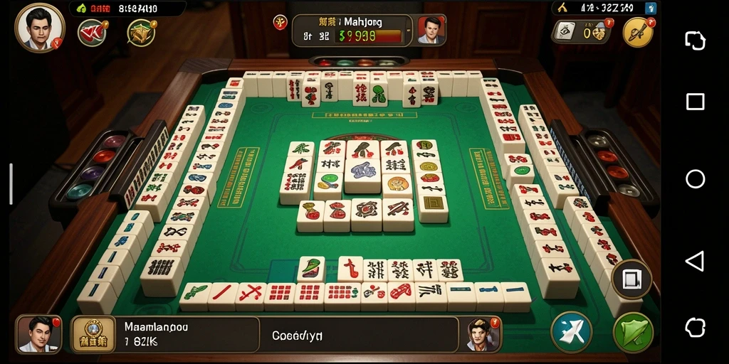 Tampilan gameplay Mahjong yang menarik di 8ZK