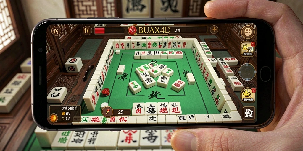 Tampilan permainan Mahjong dalam BUAH4D yang seru dan menarik.