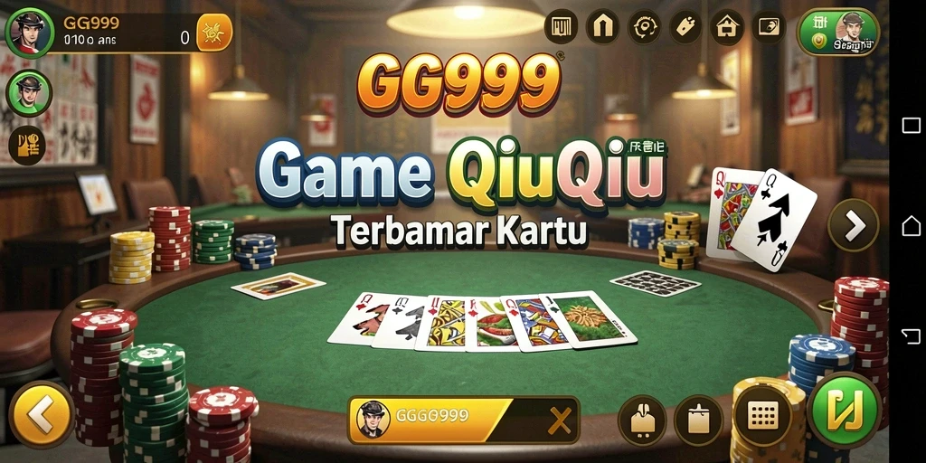 Tampilan menarik dari gameplay QiuQiu GG999.