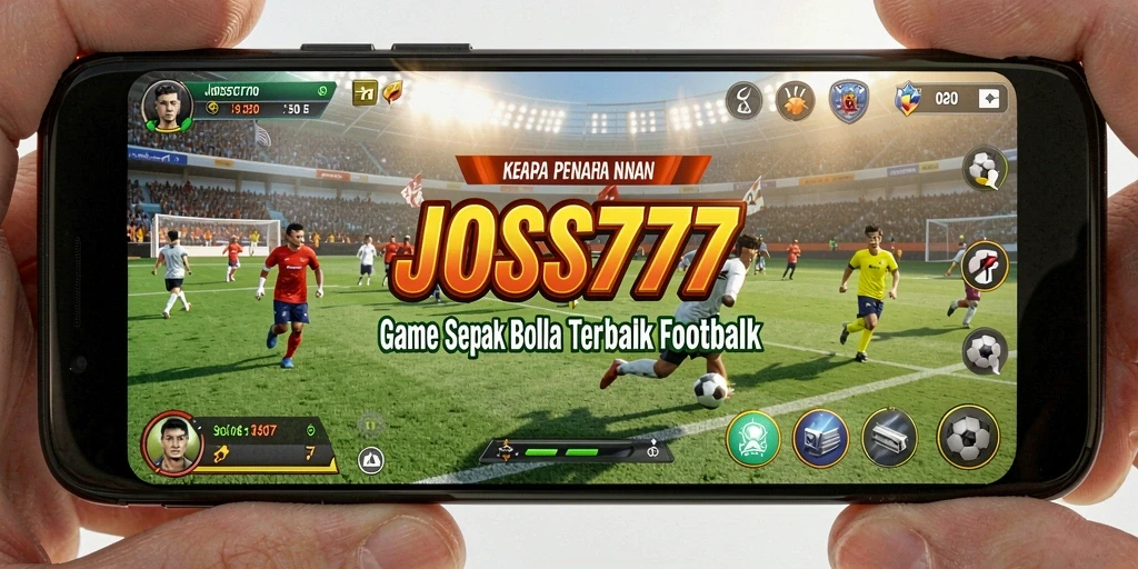 Tampilan gameplay JOSS777 yang memukau dalam pertandingan sepak bola.