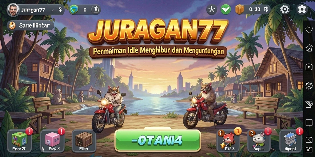 Tampilan menawan dari gameplay JURAGAN77 yang memikat.