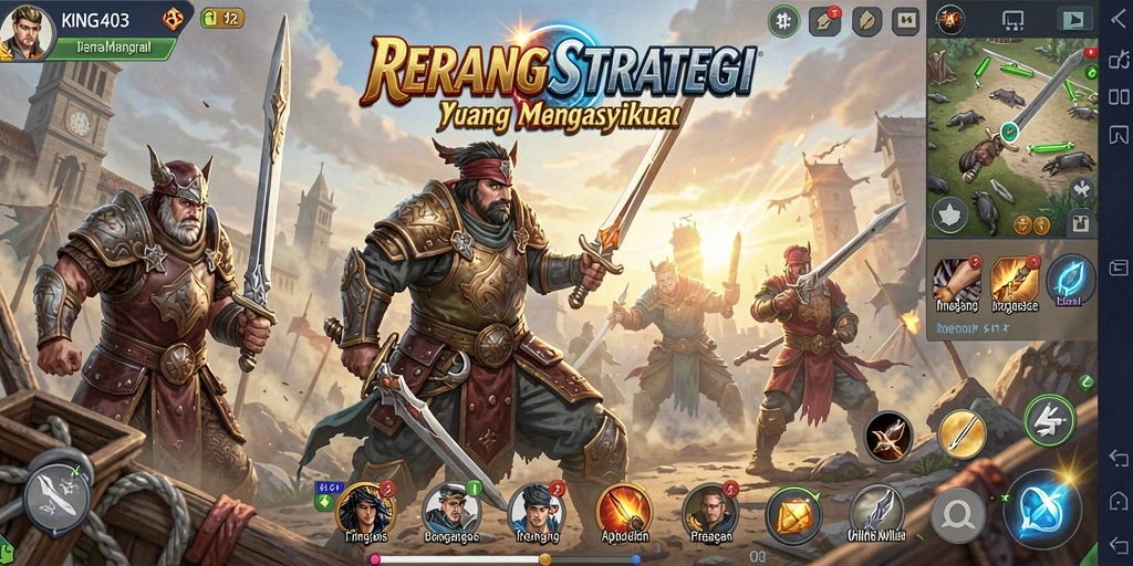 Tampilan aksi mendebarkan di KING403 dengan berbagai strategi yang diterapkan.