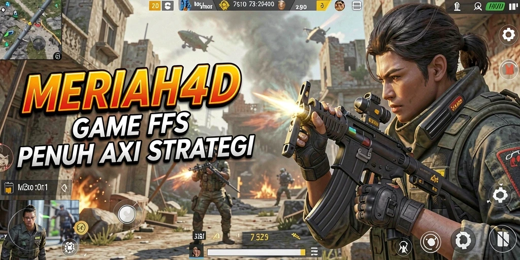 Gameplay mendebarkan di <strong>MERIAH4D</strong> dengan aksi FPS yang intens.