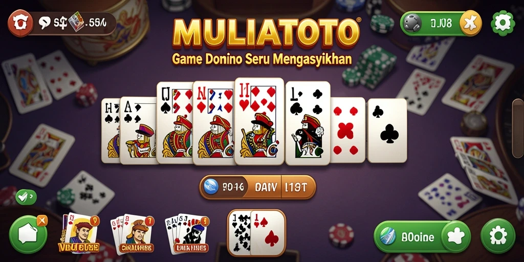 Tampilan gameplay MULIATOTO dengan efek visual yang menarik.
