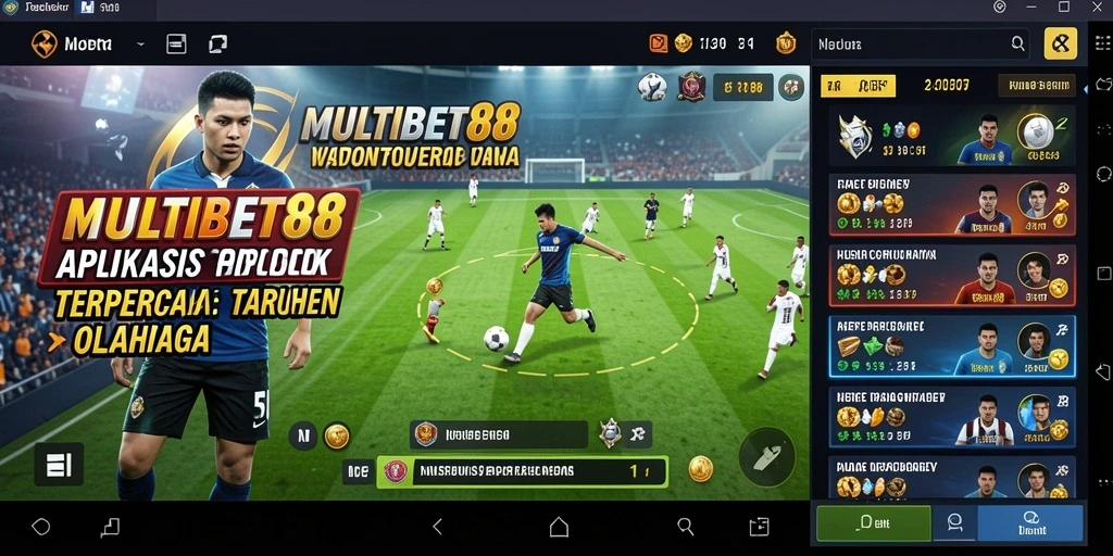 Tampilan gameplay Sportsbook dengan taruhan langsung yang menarik dan interaktif.