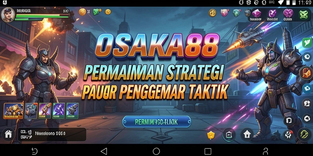 Tampilan gameplay strategi yang seru dalam OSAKA88.