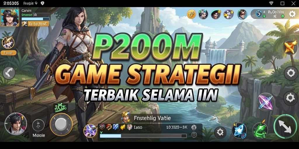 Tampilan utama gameplay P200M yang menawan dan strategis.