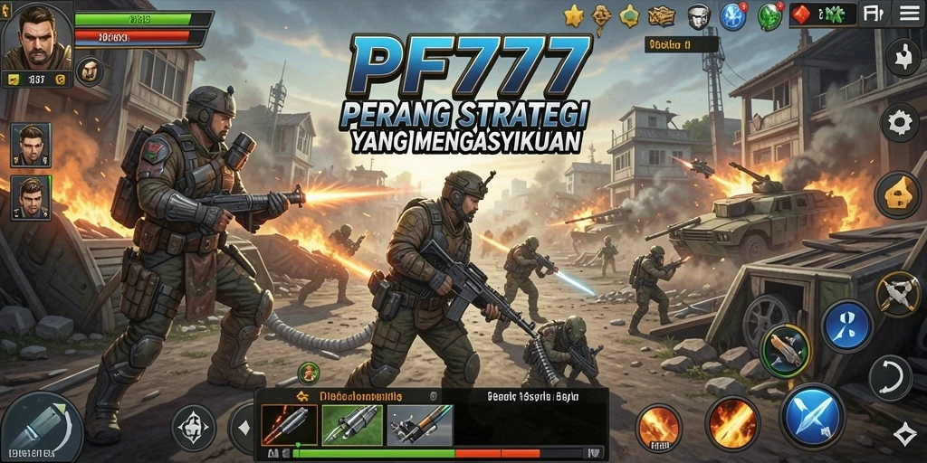 Tampilkan momen mendebarkan dari pertarungan strategi di PF777.