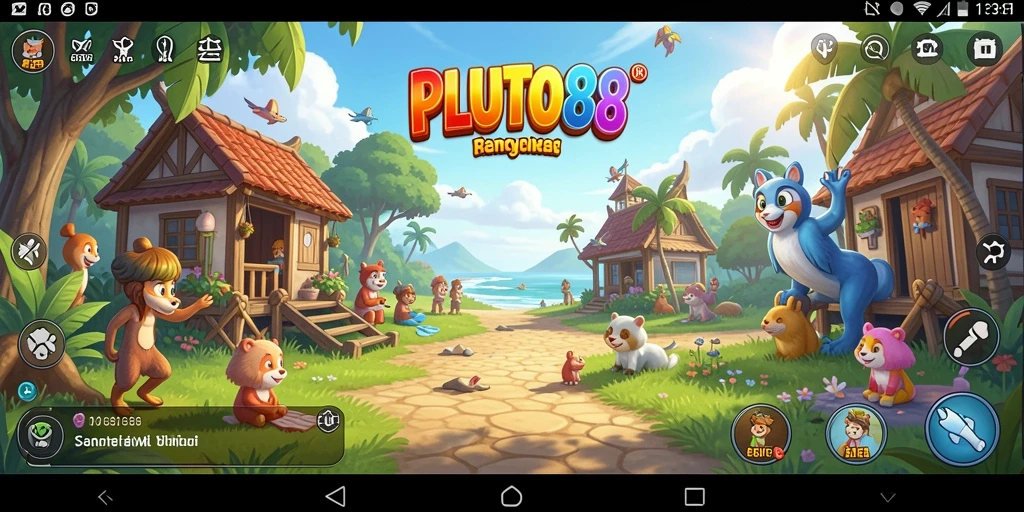 Tampilan gameplay <strong>PLUTO88</strong> dengan grafis menarik dan interaksi seru.