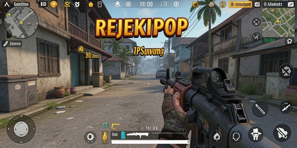 Tampilan menegangkan dalam gameplay REJEKIPOP yang menarik.