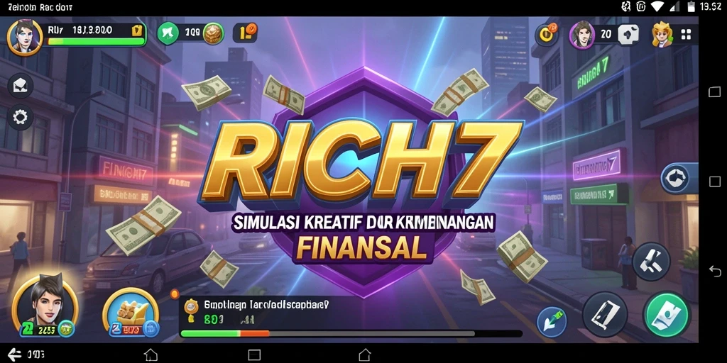 Screenshot gameplay RICH7 menampilkan pengalaman simulasi yang seru.