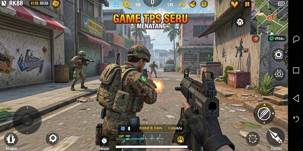 Tampilan gameplay RK88 yang seru dan mendebarkan.