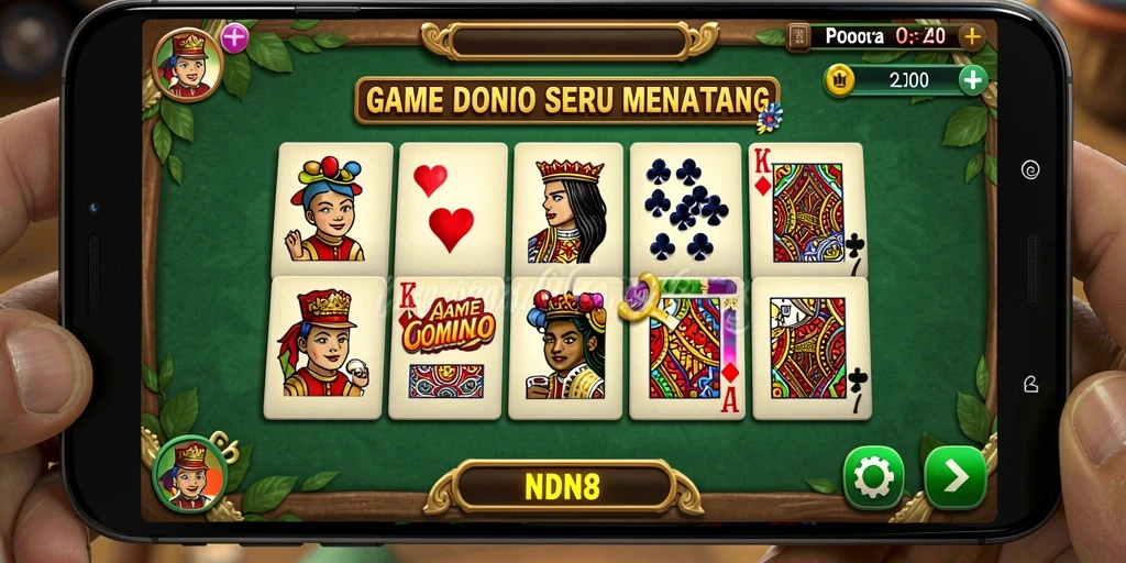 Tampilan gameplay menarik dalam permainan Domino RP8.
