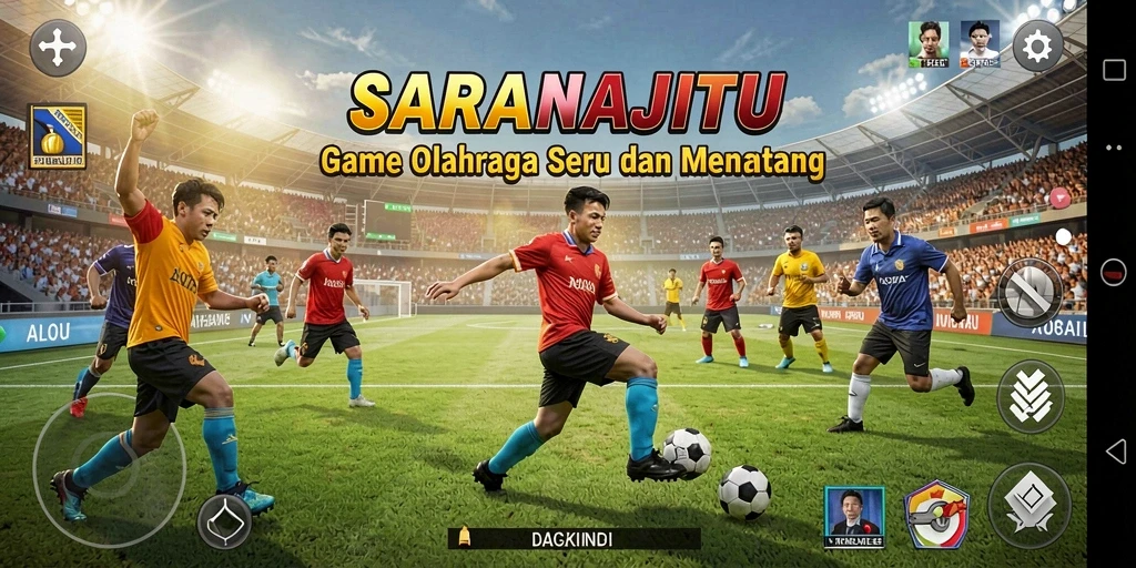 Tampilan gameplay SARANAJITU yang menarik dan penuh aksi.