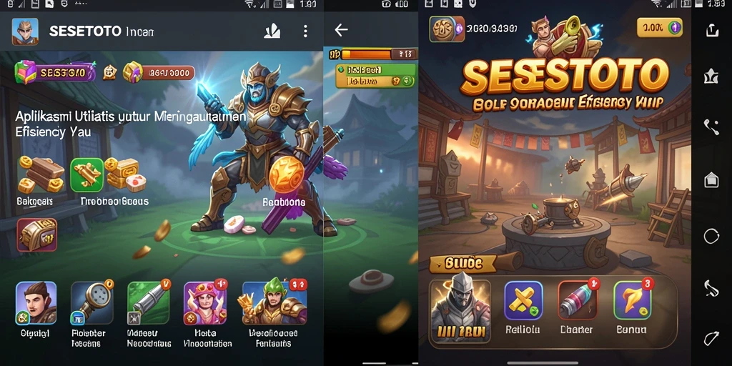 Tampilan antarmuka SESETOTO yang sederhana dan user-friendly