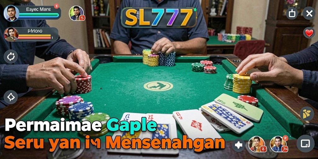 Tampilan permainan Gaple yang menarik di SL777.