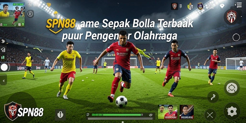 Tangkapan layar SPN88 menunjukkan aksi luar biasa dalam permainan sepak bola.