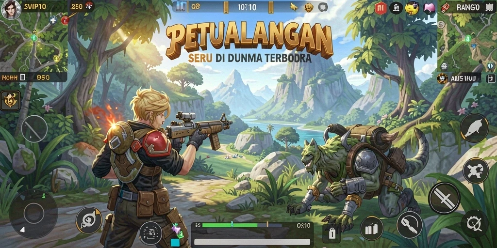 Gameplay mengesankan dari SVIP10 dalam dunia Open World.