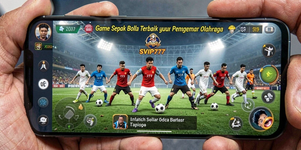 Tampilan gameplay SVIP777 yang seru dan mendebarkan dalam sepak bola.