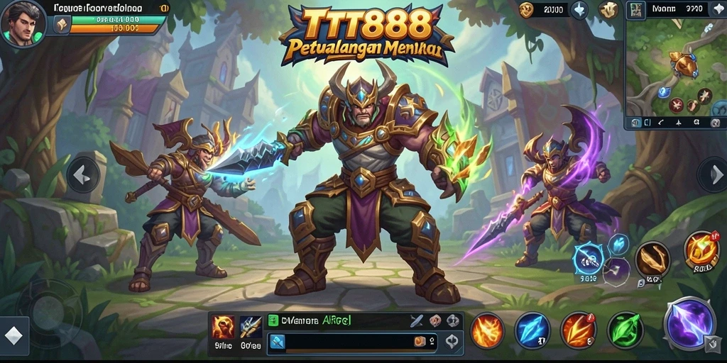 Tampilan gameplay ARPG yang mendebarkan di TTT888.