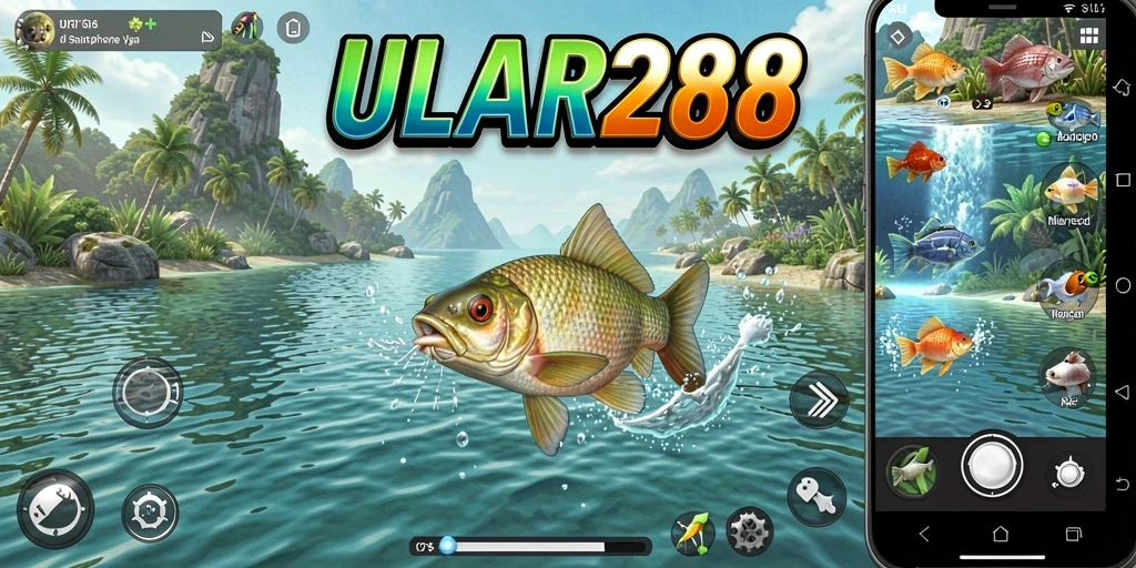 Tampilan gameplay ULAR288 yang memukau dengan suasana memancing yang realistis.