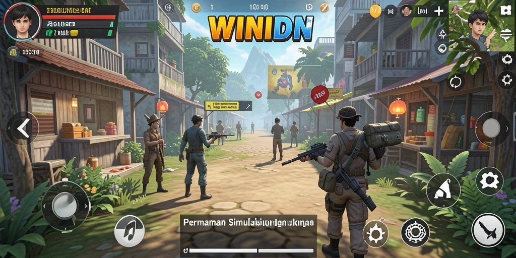 Tampilan gameplay WINIDN yang menarik dan interaktif.
