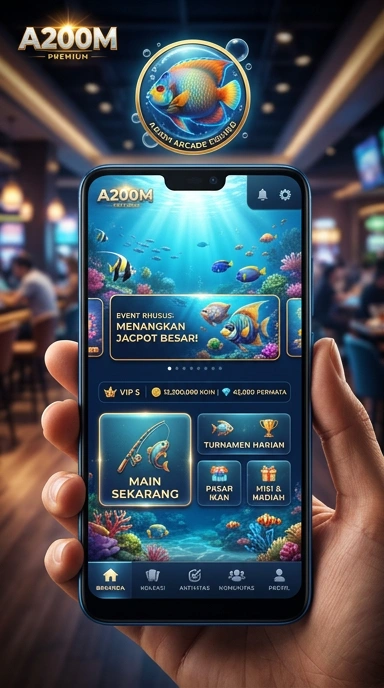 Tampilan antarmuka a200m yang user-friendly.